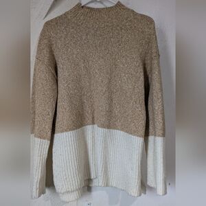 Michael kors Two-Tone Tan and Cream Women's Sweater